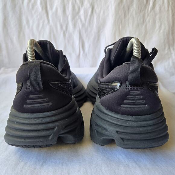 Hoka One One Bondi 8 Women's Triple Black Running Shoes Sneakers Size 9.5 - Picture 3 of 8